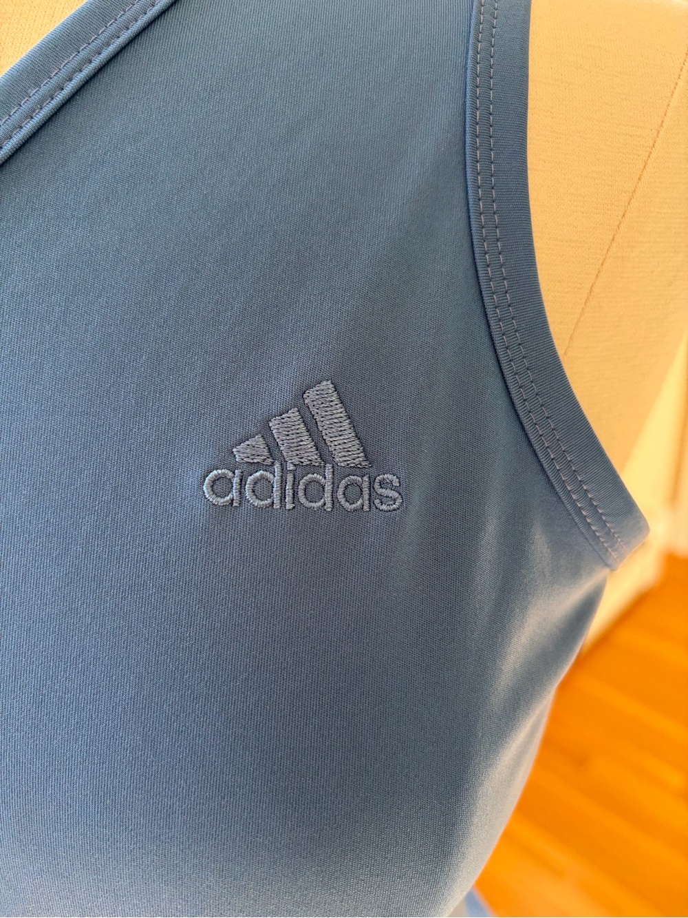 adidas Women’s Royal Blue V-Neck Athletic Tank